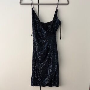 Windsor Midnight Blue Sequin Mini Dress